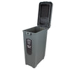 Slim Profile Recycling Bin with Integrated Signage - 70 Litre