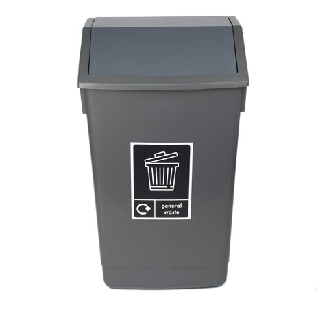 Swing Bin with Recycling Pictogram - 60 Litre