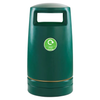 External Hooded Recycling Bin - 100 Litre