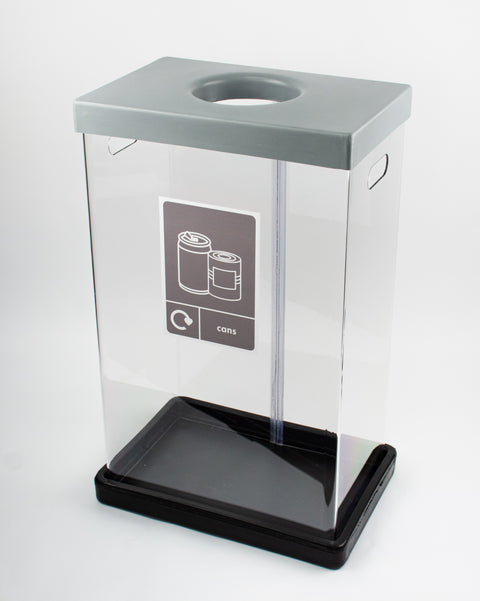 Clear Bodied Recycling Bin - 60 & 80 Litres Available