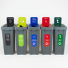 Slim Profile Recycling Bin with Integrated Signage - 70 Litre