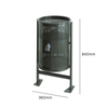 Heavy Duty Outdoor Litter Bin - 60 & 80 Litre Available