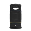 Heritage Square Hooded Outdoor Litter Bin - 110 Litre