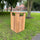 Iroko Hardwood Bin - 98 Litre