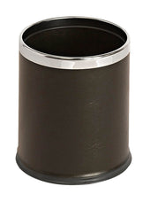 Leather Effect Hide a Bag Waste Paper Bin - 10 Litre