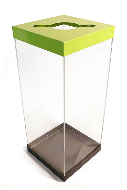 Clear Bodied Recycling Bin - 60 & 80 Litres Available