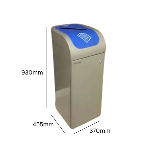 Lute Single Stream Recycling Bin - 80 Litre
