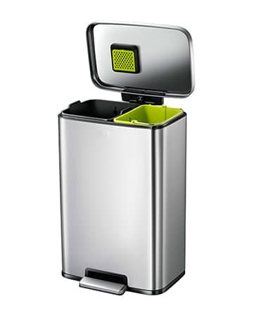 Madison 2 Compartment Kitchen Recycling Bin - 20 + 25 Litre