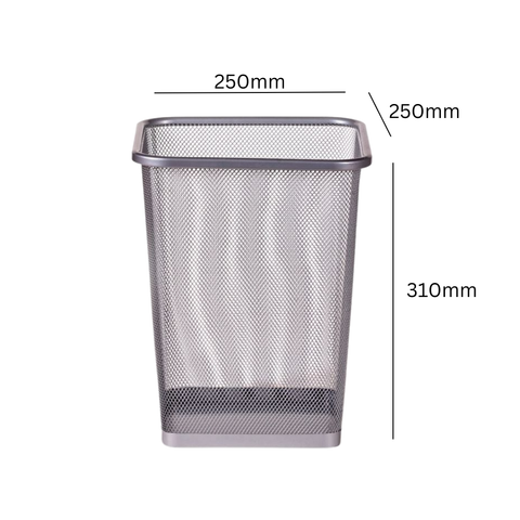 Office Mesh Wastepaper Bin - 18 Litre