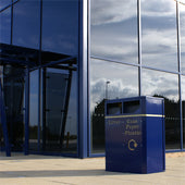 Outdoor Dual Recycling Bin - 160 Litre