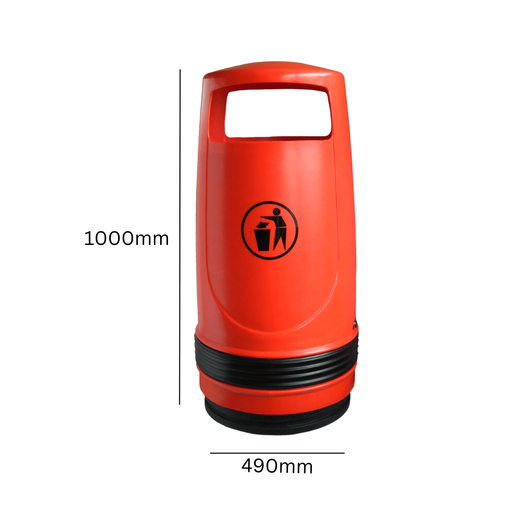 Merlin Outdoor Litter Bin - 90 Litre