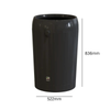 Metro Round Open Top Litter Bin - 95 Litre