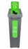 Slim Profile Recycling Bin with Integrated Signage - 70 Litre
