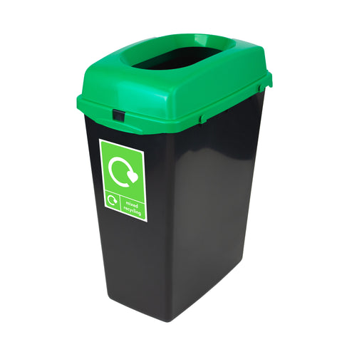40 Litre Slimline Open Top Recycling Bin - Available in 4 colours