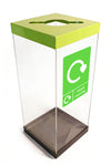 Clear Bodied Recycling Bin - 60 & 80 Litres Available