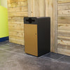 Galvanised Neotour  Steel Litter Bin - 112 Litre