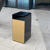 Galvanised Neotour  Steel Litter Bin - 112 Litre