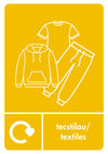 A5 Bilingual Recycling Stickers - 25 Waste Streams Available
