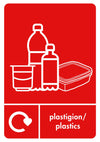 A5 Bilingual Recycling Stickers - 25 Waste Streams Available