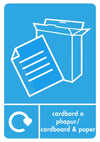 A5 Bilingual Recycling Stickers - 25 Waste Streams Available