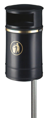 Nickleby Outdoor Mountable Waste Bin - 40 Litre