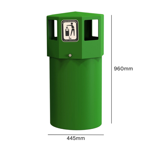 Octaplus Midi Litter Bin - 70 Litre