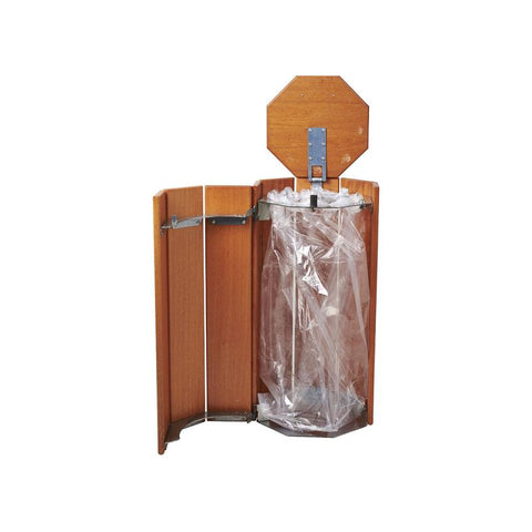 Octaganol Wooden External Bin - 100 Litre
