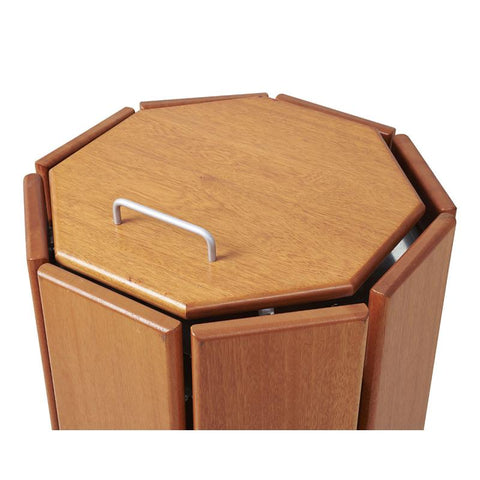 Octaganol Wooden External Bin - 100 Litre