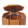 Octaganol Wooden External Bin - 100 Litre