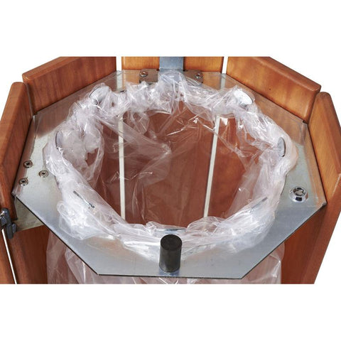 Octaganol Wooden External Bin - 100 Litre