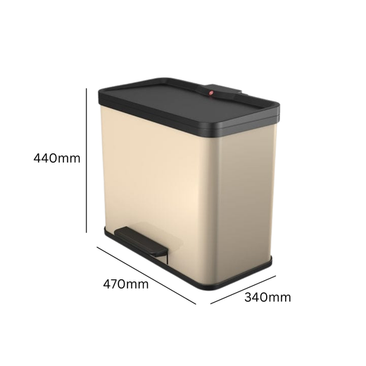 Hailo Trento Oko Trio 27 - 3 x 9 Litre Compartments