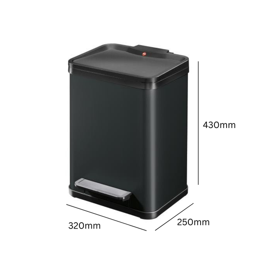 Hailo Trento Oko Single Compartment Bin - 17 Litre