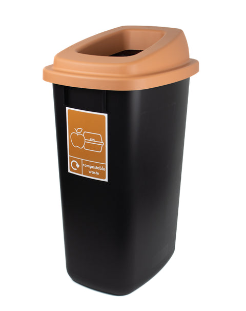 Large Durable Open Top Recycling Bin - 90 Litre