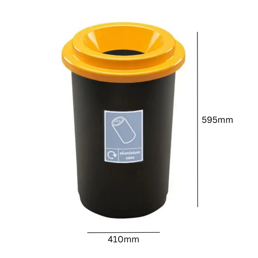 Round Open Top 50 Litre Recycling Bin