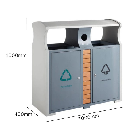Outdoor Recycling Bin - 78 Litre