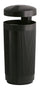 Outdoor Litter Bin with Rain Cover - 50 Litre