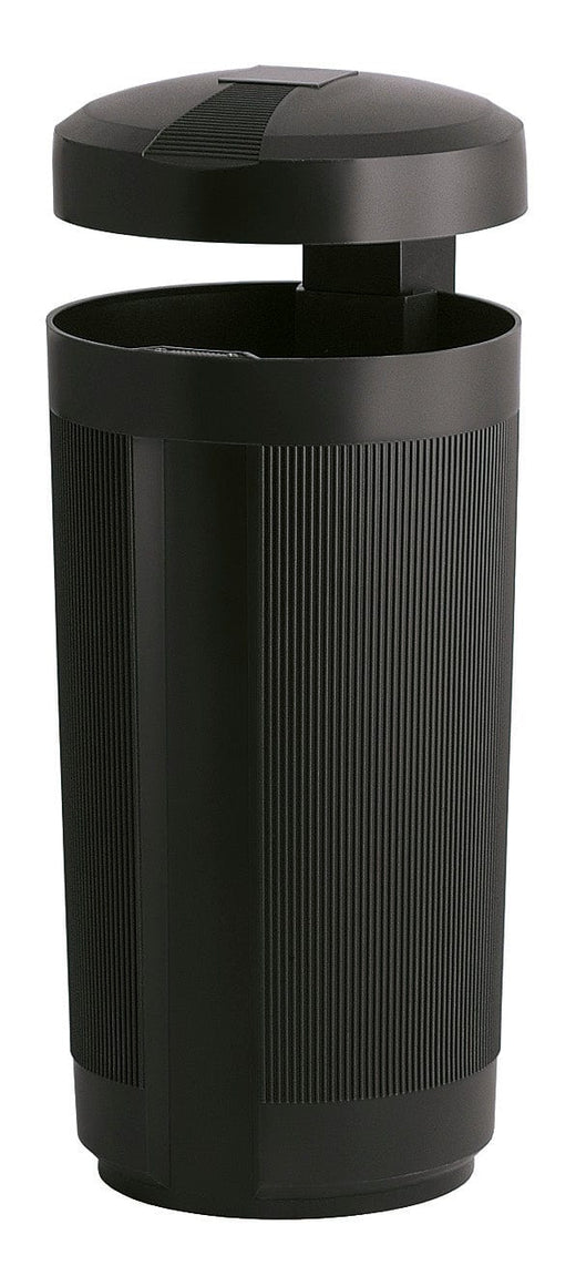 Outdoor Litter Bin with Rain Cover - 50 Litre