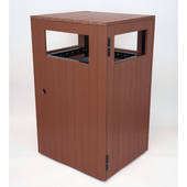 70 Litre Wood Effect Outdoor Bin