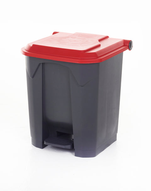 Pedal Bins with Coloured Lids 30 Litres