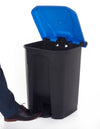 Pedal Bins with Coloured Lids 50 Litres