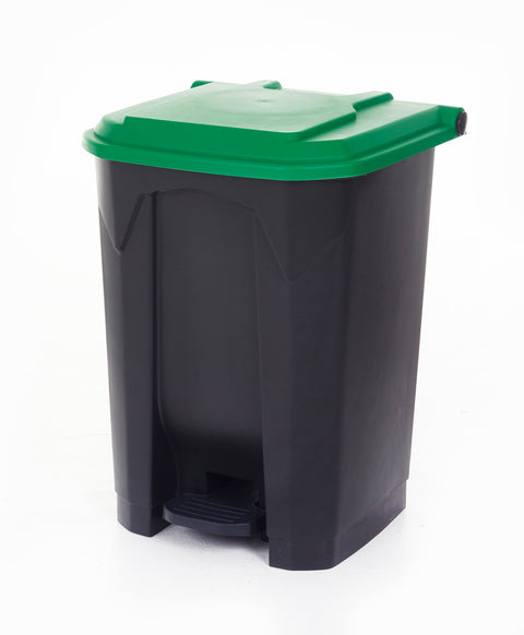 Pedal Bins with Coloured Lids 50 Litres