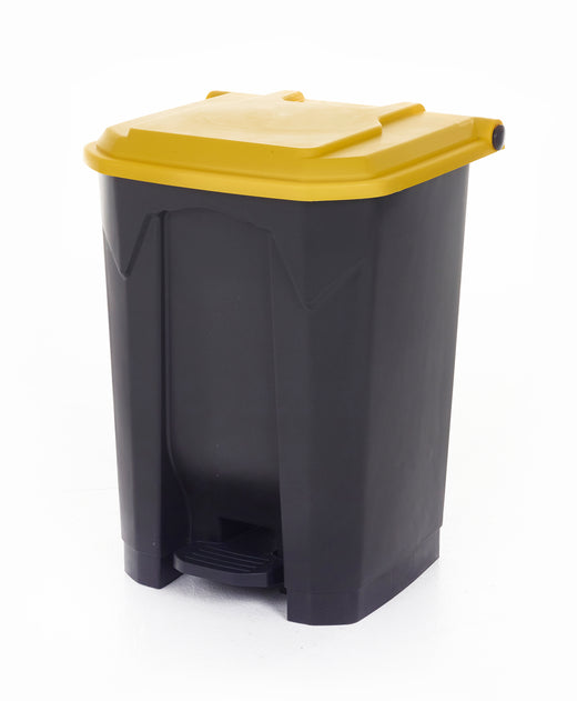 Pedal Bins with Coloured Lids 50 Litres