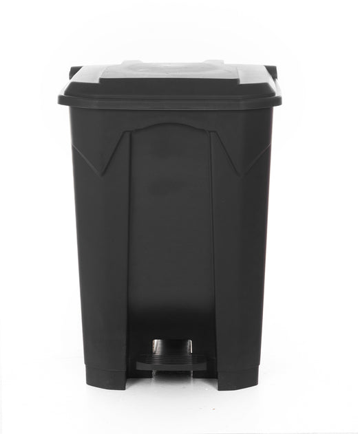 Waste bin featuring a grey top