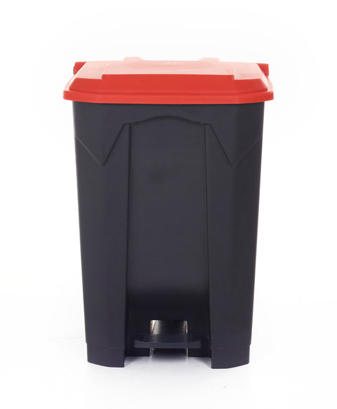 Pedal Bins with Coloured Lids 80 Litres