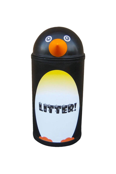 Animal Kingdom Penguin Litter Bin - 50 Litre