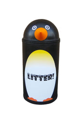 Animal Kingdom Penguin Litter Bin - 50 Litre