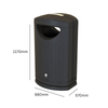 Pioneer Front Opening Litter Bin - 130 Litre
