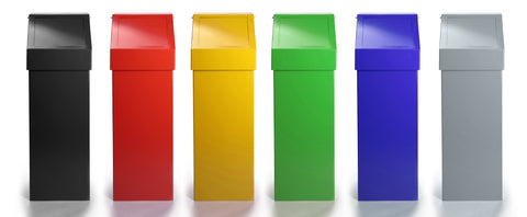 Fire Retardant 60 Litre Push Flap Bin