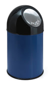 Stainless Steel Push Bin with Liner - 30 Litre
