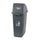 Large Plastic Push Lid Litter Bin - 60 Litre